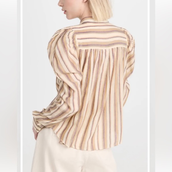 Ulla Johnson Madelyn Blouse, Positano Size 4 - Picture 6 of 7